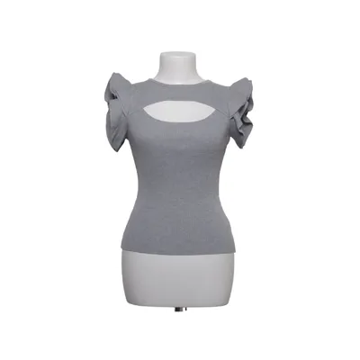 Top (Grijs) van Miss Sara Polyester, Viscose