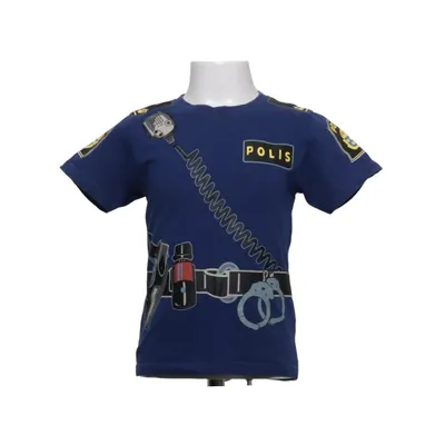 T-shirt (Blue) from Polisen Cotton