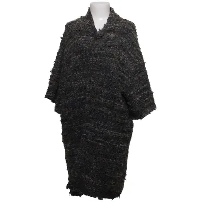 Strickjacke (Grau, Mehrfarbig) von La Fée Maraboutée Elasthan, Polyamid, Polyester, Viskose