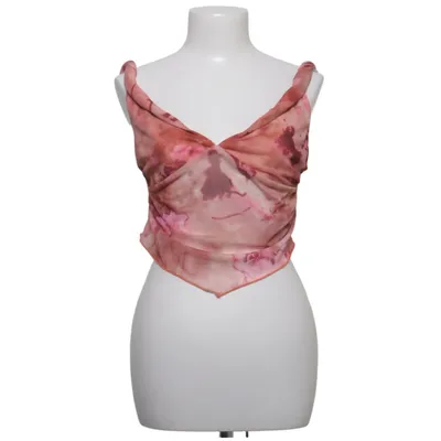 Crop top (Roze, Oranje, Meerkleurig) van Cider Elastaan, Polyester