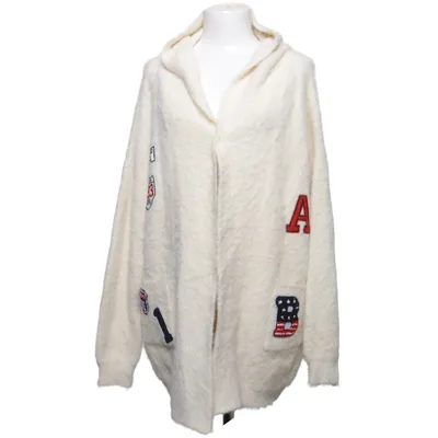 Cardigan (White) from Vince Otto Acrylic, Polyester