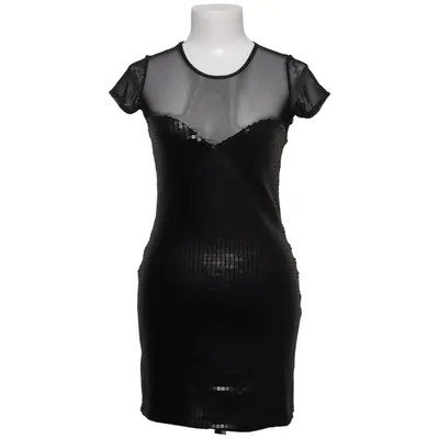 Robe de cocktail (Noir, Argent) de Laura Élasthane, Viscose