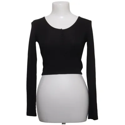 T-shirt manches longues (Noir) de Dazy Élasthane, Polyester, Viscose