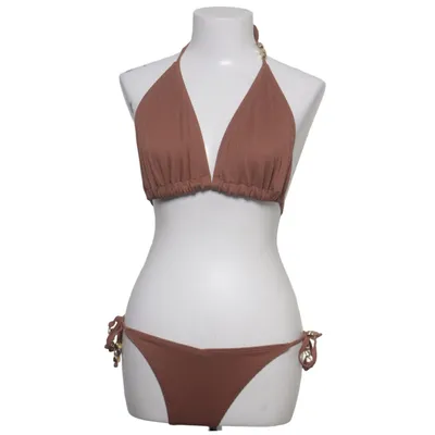 Bikini (Brown) from Ivory Rose Elastane, Polyamide, Polyester