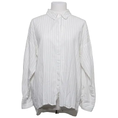 Chemise (Blanc, Bleu) de Wakakuu Icons Coton, Tencel