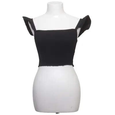 Crop top (Smocked Square Neck Top) från Nicci Hernestig x NA-KD Bomull, Polyester