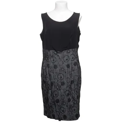 Dress (Black, Gray) from Prêt Acetate, Polyester, Viscose