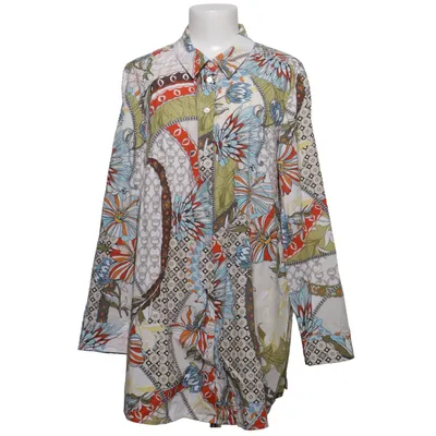 Blouse (Multicolored) from Alba Moda Cotton, Elastane