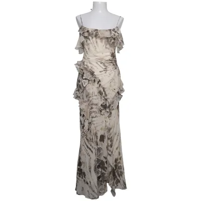 Maxi jurk (Wit, Bruin) van Mango Polyester