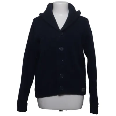 Cardigan (Blue) from Harris Wilson Merino wool