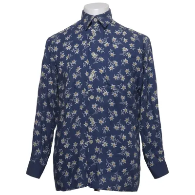 Chemise (Bleu, Blanc, Jaune) de Wallmann Coton, Modal
