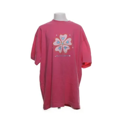 T-shirt (Rose) de Basic by Lindex Girls Coton