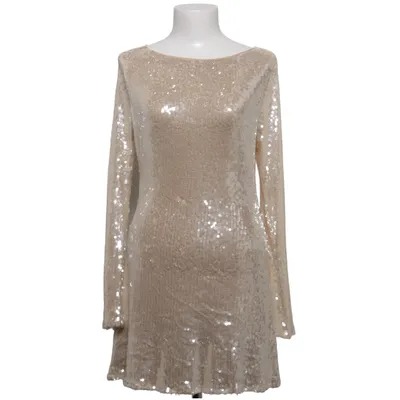 Cocktailjurk (Beige) van Rare London Elastaan, Polyester