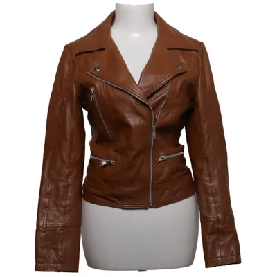 Bikerjacka (Brun) från Barneys Originals Skinn, Polyester