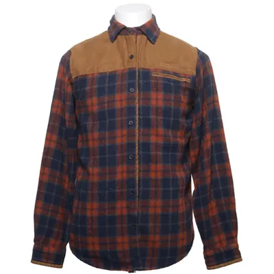 Flanellskjorta (Blå, Orange, Brun) från Brokared Akryl, Polyester, Ull