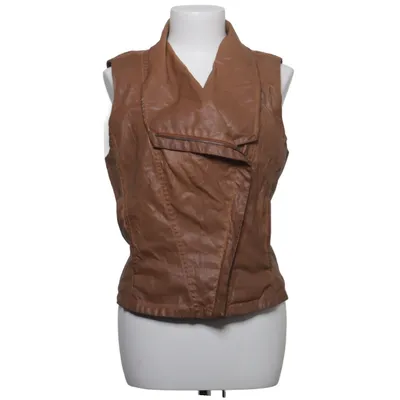 Bikerväst (Brun) från Jean Pascale Polyester, Polyuretan