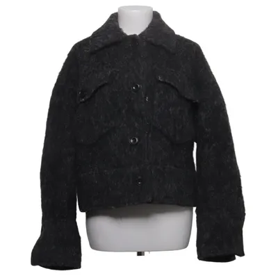 Jacka (Grå) från Meotine Elastan, Rävpäls, Polyester, Ull