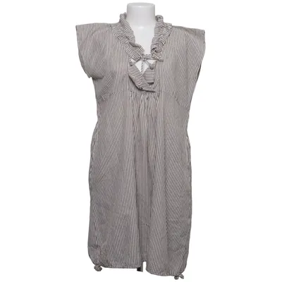 Dress (Brown, White) from The Masai Clothing Company Cotton, Polyester