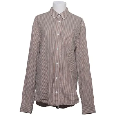 Skjorte (Brun, Hvid) fra Acne Studios Bomuld, Viscose