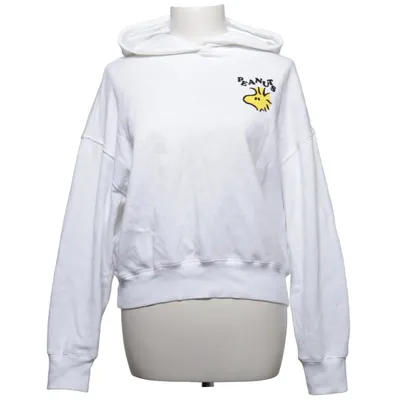 Huvtröja (Vit) från Zara x Peanuts Bomull, Elastan