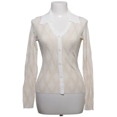 Strickjacke (Beige, Weiß) von Urban Revivo Polyamid, Viskose
