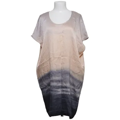 Dress (Beige, Gray, Multicolored) from Rützou Silk