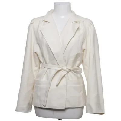 Blazer (Blanc) de Delmod Polyester, Laine
