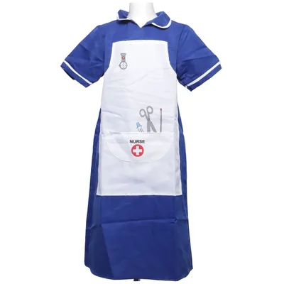 Maskeradkläder (Blå, Vit) från Smiffy's Polyester