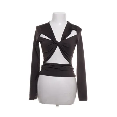 Slå-om bluse (Cut Out Twist Top) fra NLY Trend Elastan, Polyester
