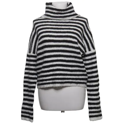 Polotröja (Svart, Vit) från FB Sister Knitwear Akryl, Elastan, Polyamid