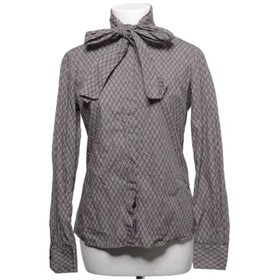 Knytblus (Brun, Flerfärgad) från Stenströms Bomull