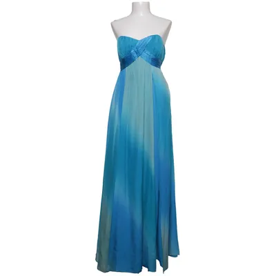 Evening gown (Blue, Green) from Desiree Polyester, Silk