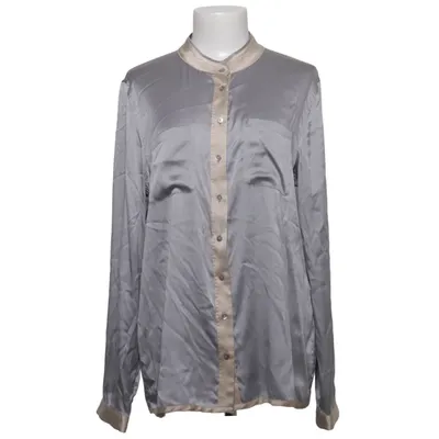 Blouse (Grijs, Beige) van Nice Connection Elastaan, Zijde