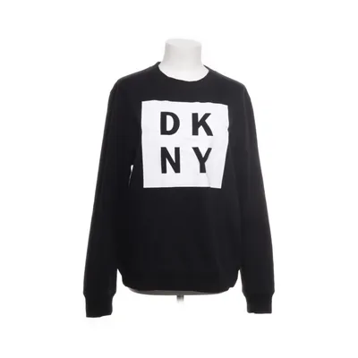 Sweatshirt (Sort, Hvid) fra DKNY Bomuld, Elastan, Polyester