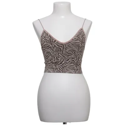 Crop top (Brun, Beige) fra Subdued