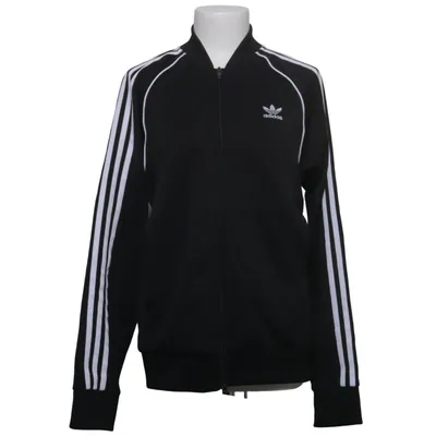 Sports jacket (Black, White) from Adidas Originals Cotton, Recycled polyester