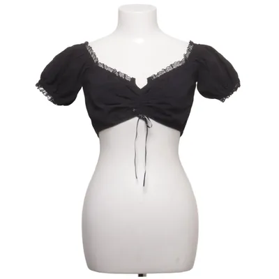 Crop top (Svart) från Golden-Trachten Bomull