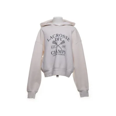Hoodie (Beige) from Uniqlo Kids Cotton, Elastane, Polyester