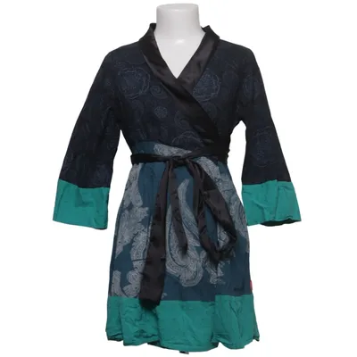 Wrap dress (Blue, Green, Multicolored) from Koola Anna Cotton, Polyester