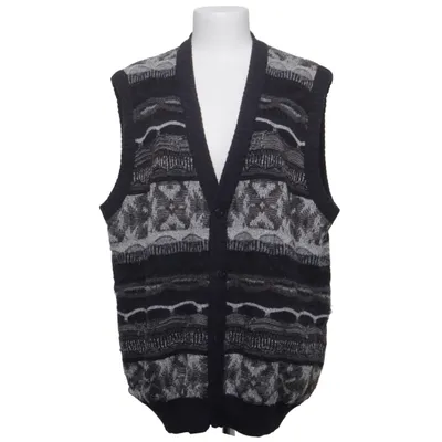 Gilet (Bleu, Gris) de Canda Acrylique, Polyamide, Polyester, Laine