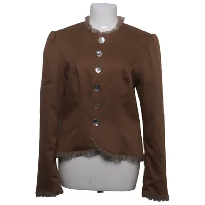 Blazer (Marron) de Mothwurf Coton, Élasthane, Polyester