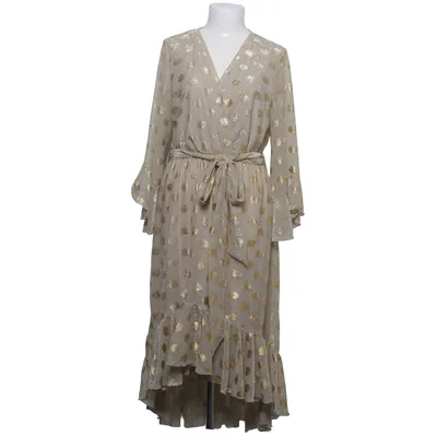 Maxi dress (Beige, Gold) from Twisted Wunder Polyester