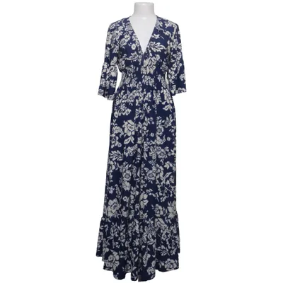 Långklänning (Blå, Vit) från Chic London Elastan, Polyester