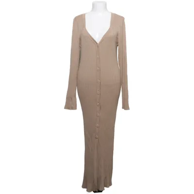 Långklänning (Beige) från Stories Polyamid, Viskos