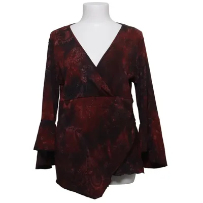 Blouse (Red, Black) from KappAhl Elastane, Polyester