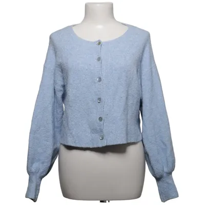 Cardigan (Bleu) de Zara Acrylique, Coton, Élasthane, Polyamide, Laine