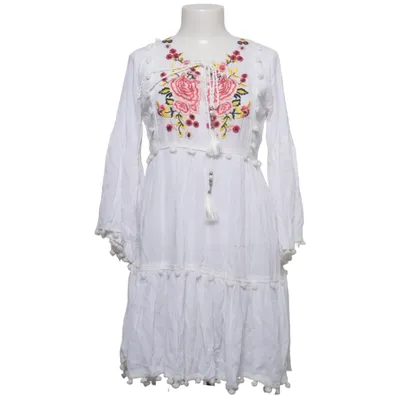 Dress (White, Multicolored) from HQ