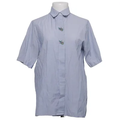 Chemise à manches courtes (Bleu, Blanc) de Noblesse