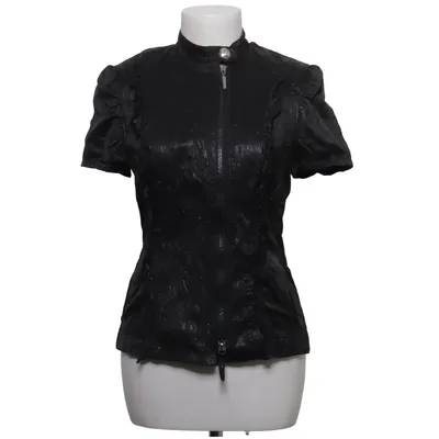 Haut (Gris) de Airfield Coton, Fibre métallique, Polyester