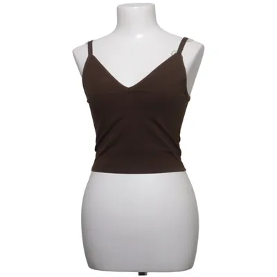 Crop top (Bruin) van AYM Bamboo, Katoen, Elastaan